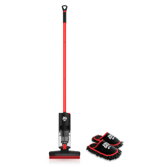 Broom Vac + Cleaning Slippers Bundle