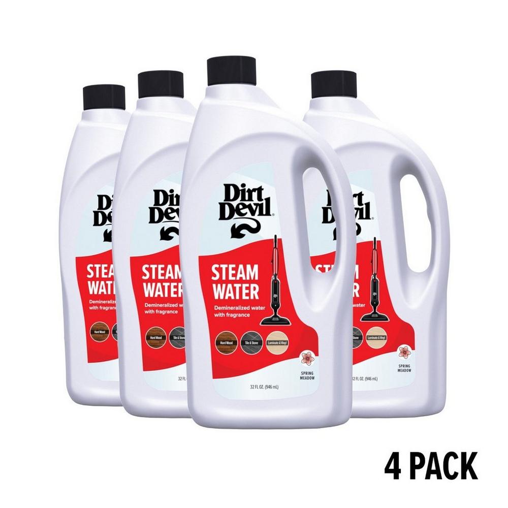 Steam Mop + Steam Water (4-Pack) Bundle