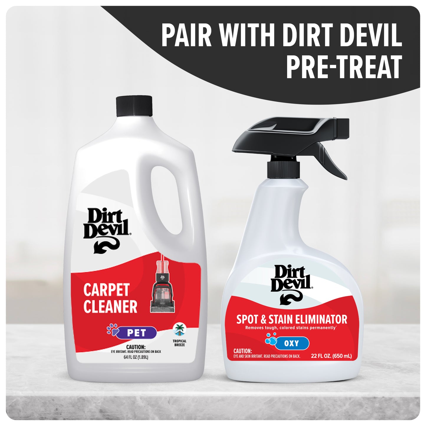 Carpet Cleaner + Pet Carpet Cleaner Solution Bundle