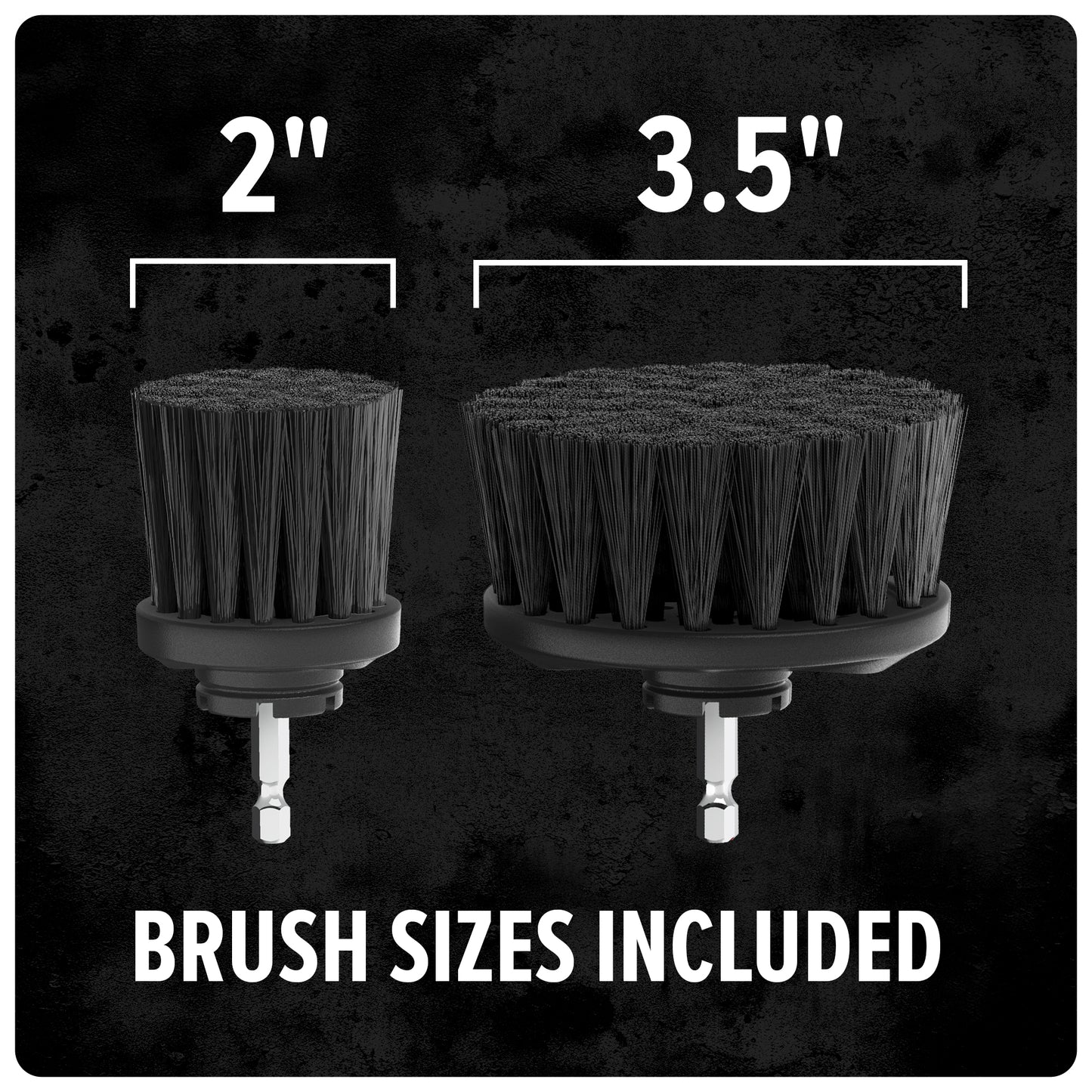 2 PC ABRASIVE BRUSH KIT