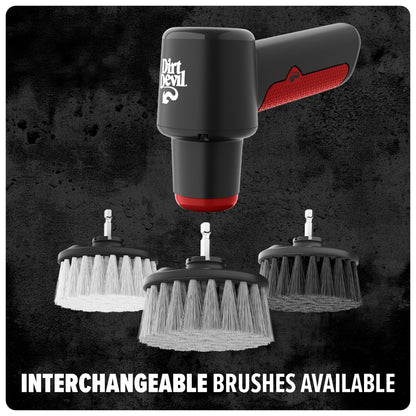 8-Volt Handheld Scrubber + Scrubber Brush Multi-Pack