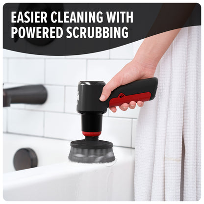 8-Volt Handheld Scrubber + Scrubber Brush Multi-Pack