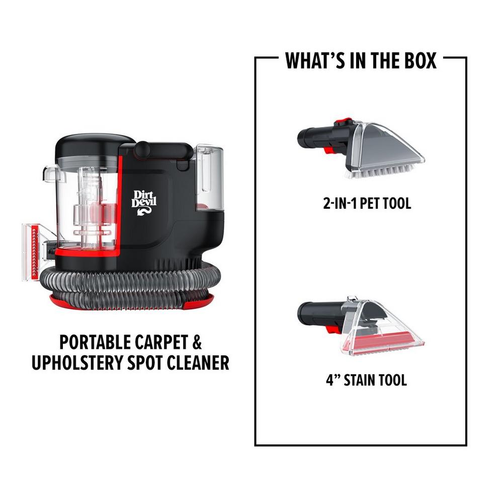 Portable spot deals and stain cleaner