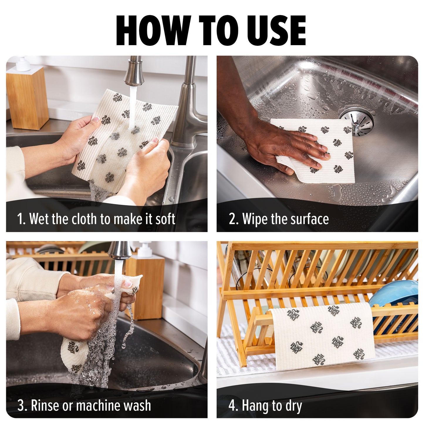 Reusable Paper Towel (6 Pack)