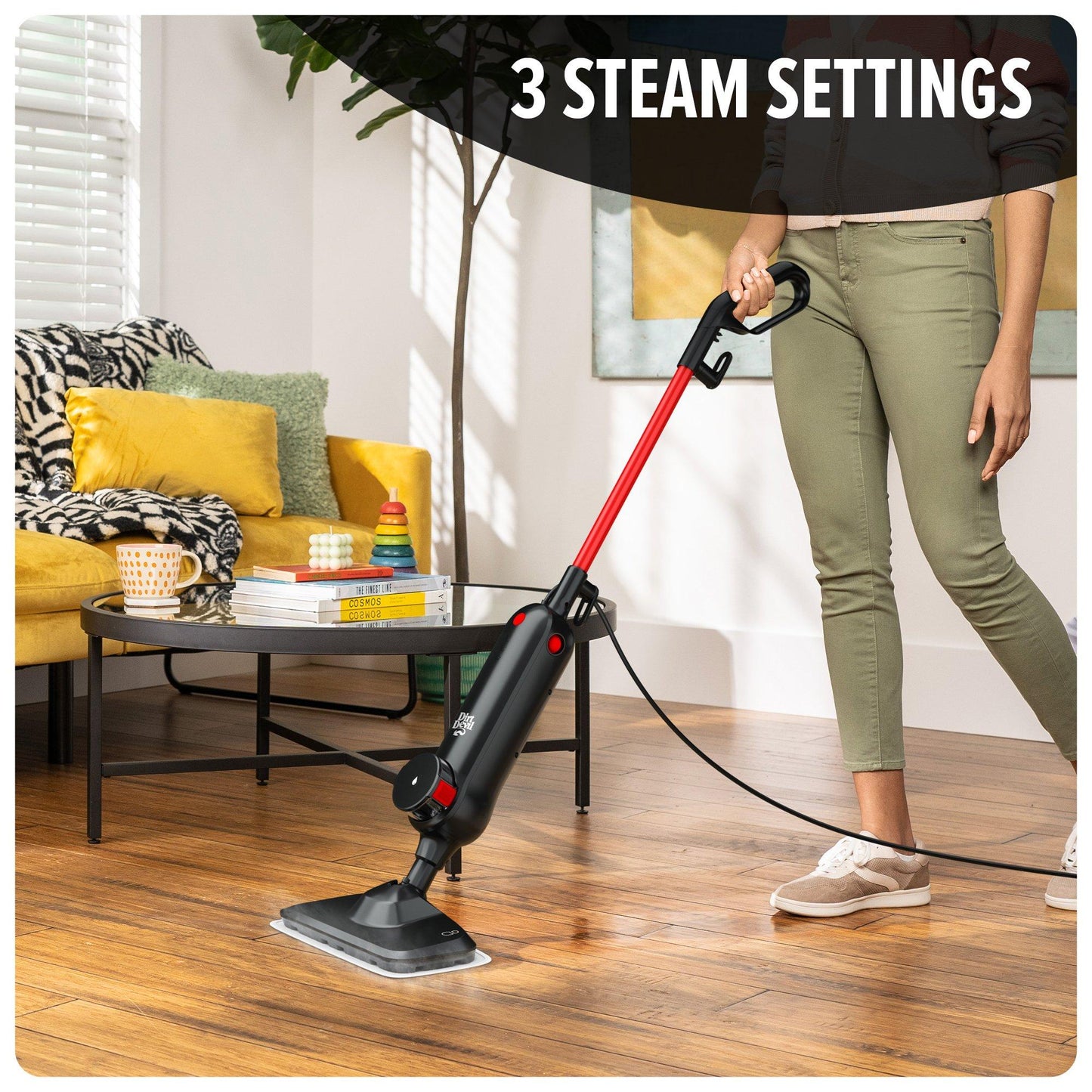 Versa Steam Mop + Handheld Steam Cleaner – Dirtdevil