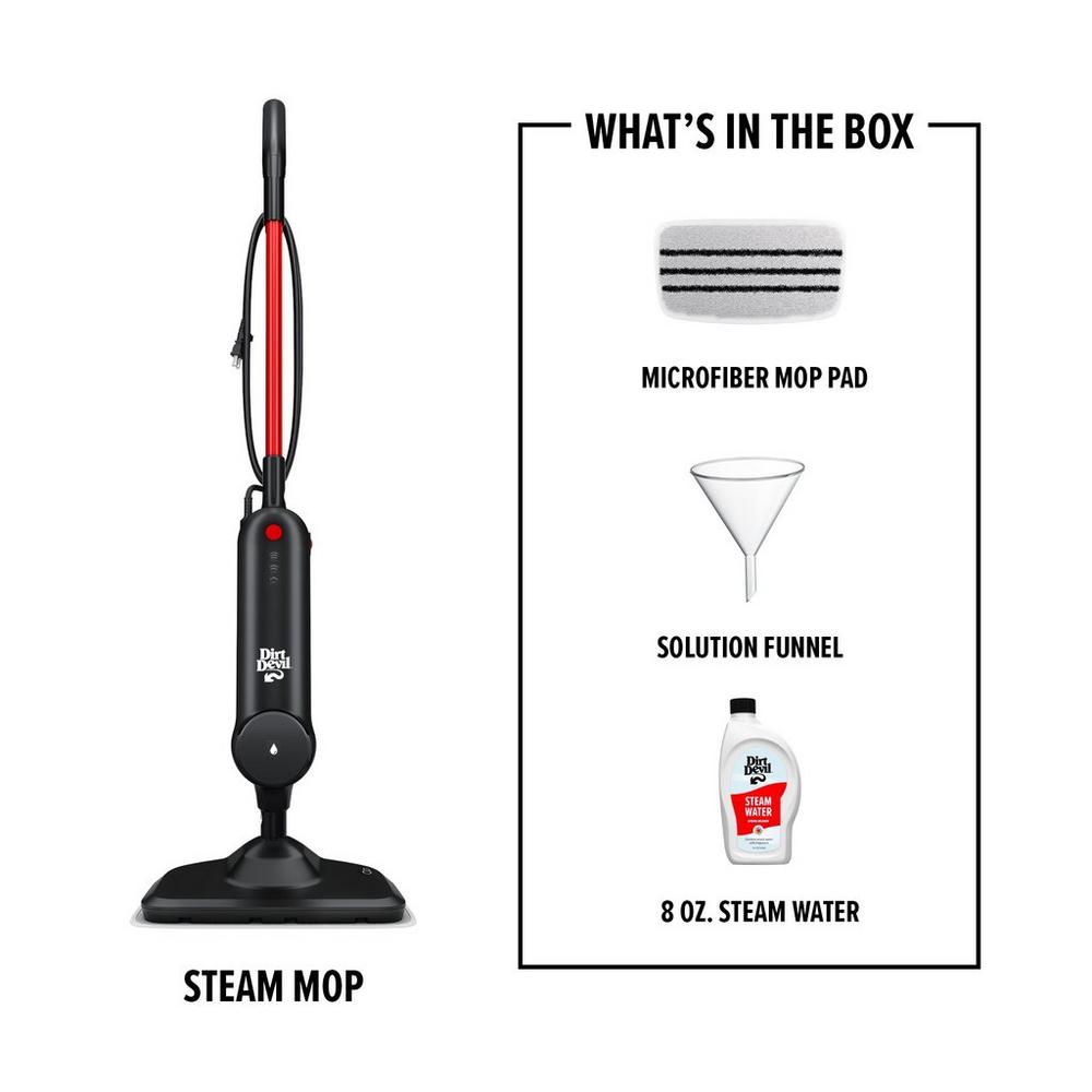 Steam Mop + Steam Water (4-Pack) Bundle
