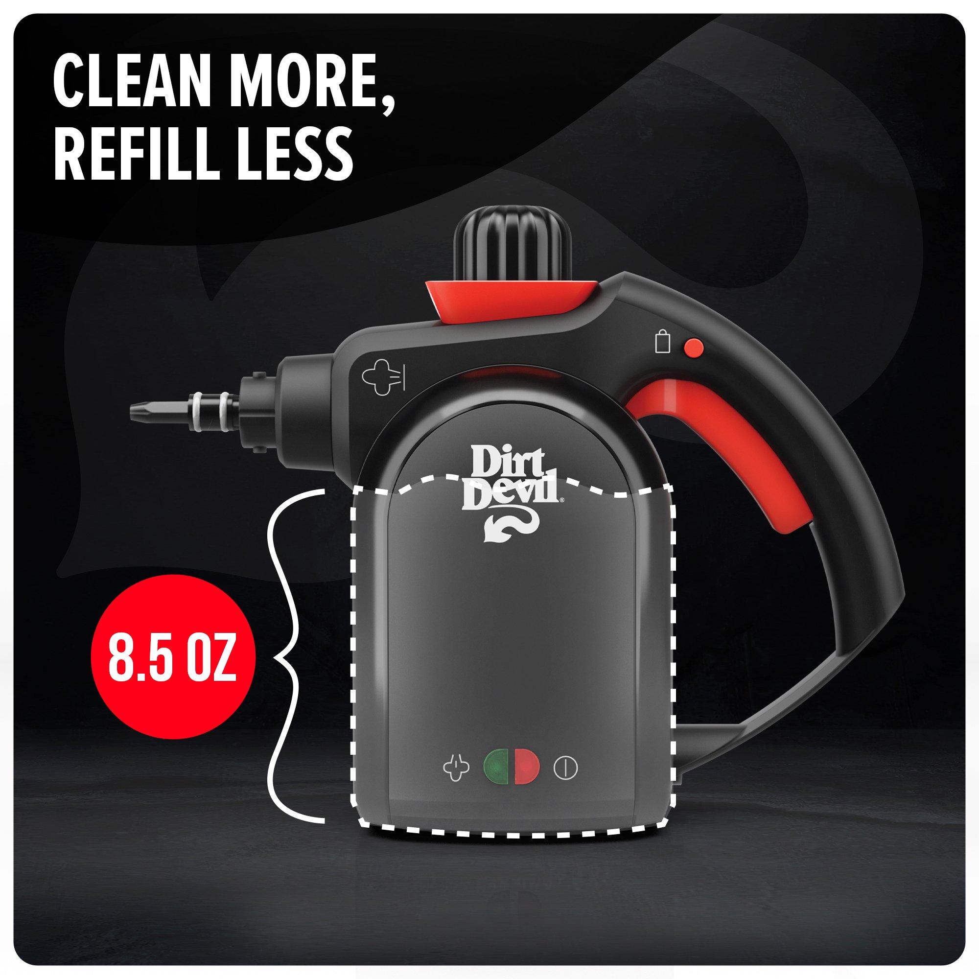 Nearly New Hand-Held Dirt Devil Steam Cleaner - deals With Attachments