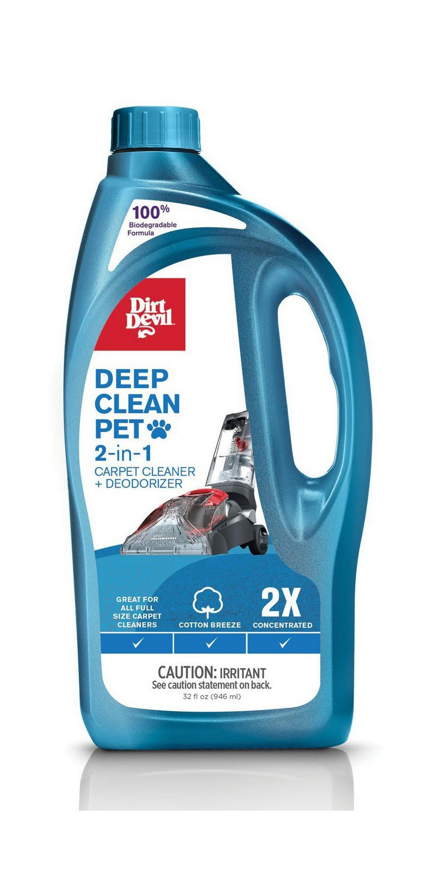 Cleanovation Rug Renovator, Carpet Scrubber and Cleaning Brush with 32 oz  Foaming Carpet Shampoo, Remove Cat and Dog Pet Stains, Dirt Spots, and Wine  Spills