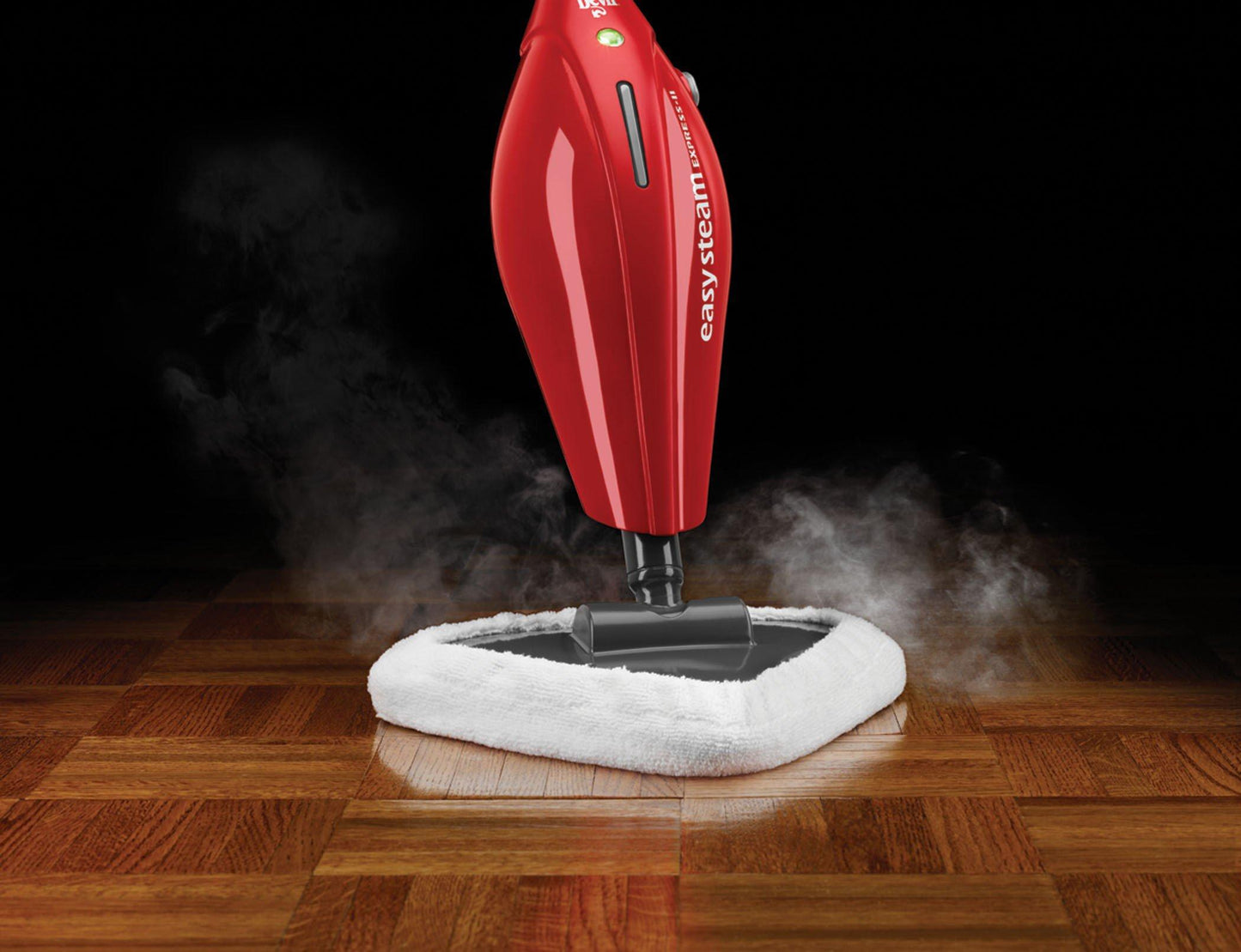 Dirt Devil Corded Steam Mop for Hard Floor in Black with Steam Water,  Microfiber Mop Pad WD20000 - The Home Depot