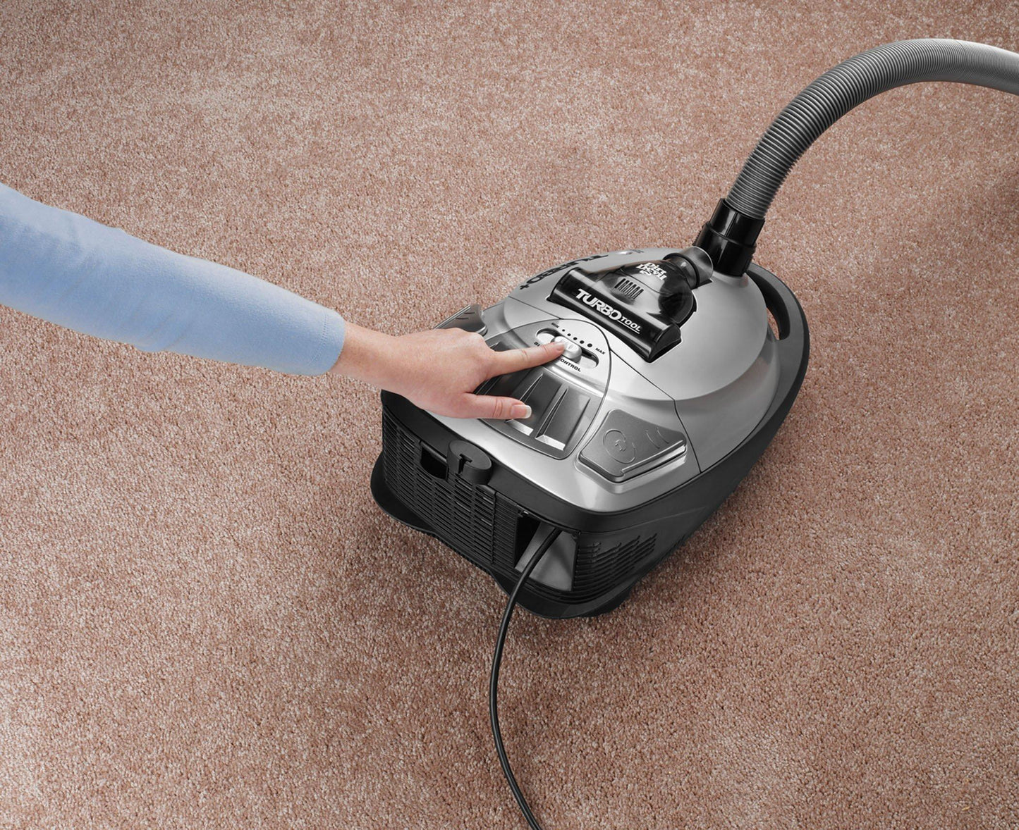 Turbo Plus Bagged Canister Vacuum